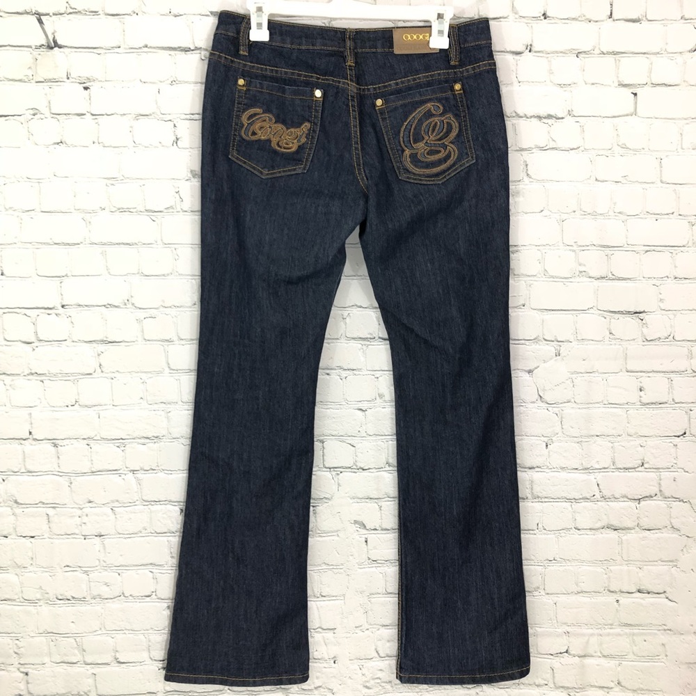 COOGI Embroidered Bootcut Jeans